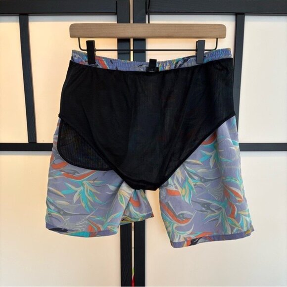 Patagonia Men's SMALL Baggies shorts Birds Of Paradise Swim Trunks Lined - Picture 11 of 16